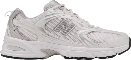 530 - White with Silver Metallic MR530EMA