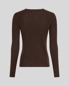 Criselle Avalina Rib Pullover - Hot Fudge Mel