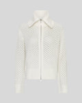 Daina Zip Cardigan - Egret