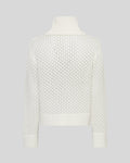 Daina Zip Cardigan - Egret