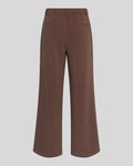 Macy Michelle Hw Wide Pants Regular - Hot Fudge