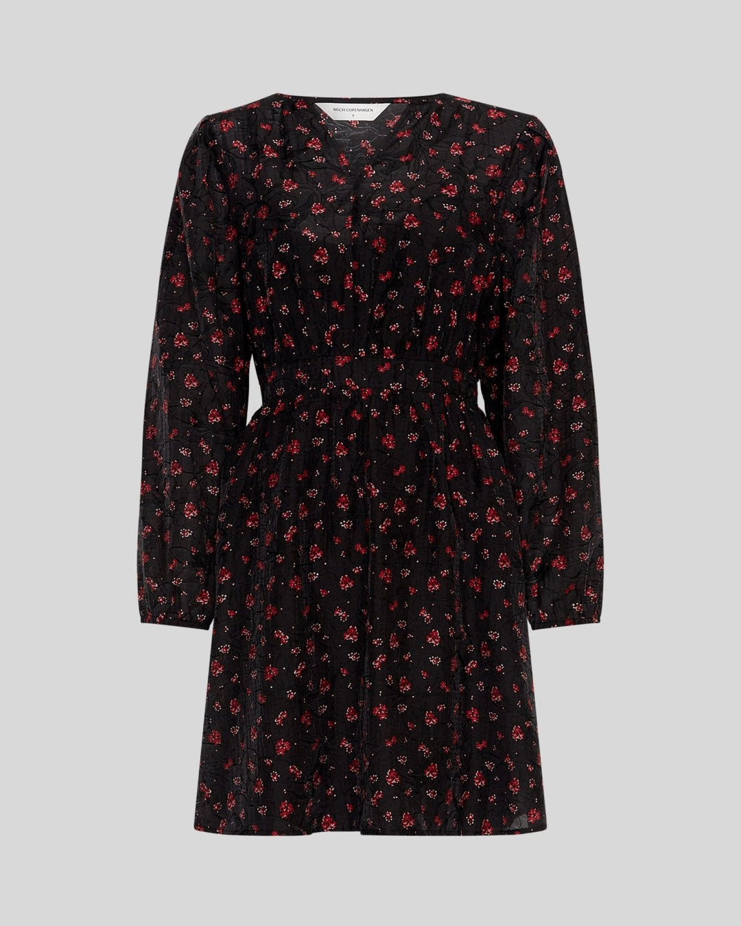Nancy Dress Aop - Syrah Flower
