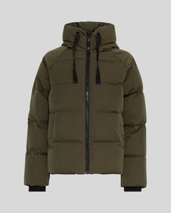 Pavine Down Short Jacket - Forest Night
