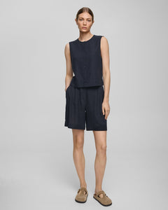 Pennie Ginia HW Shorts - Phantom
