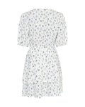 Amelina Vealine 2/4 Dress Aop - Aqua Haze Flwr