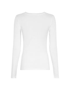 Betrina O Ls Top - Bright White