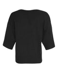 Eslina Rachelle 2/4 V Pullover - Black