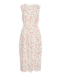 Falisha Sl Dress Aop - Rose Red Flower
