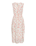 Falisha Sl Dress Aop - Rose Red Flower