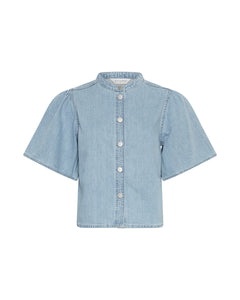 Ingrid Lis 2/4 Denim Shirt - Light Blue Wash