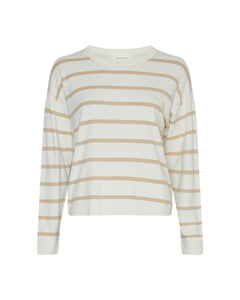 Maura Rachelle Pullover Stp - V Ice Wht Pep
