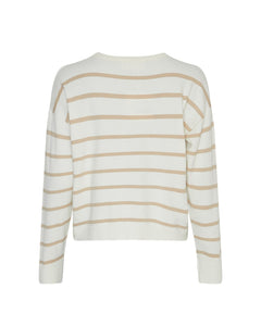 Maura Rachelle Pullover Stp - V Ice Wht Pep