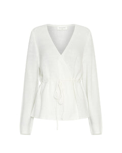 Miabelle Hope Wrap Cardigan - Egret