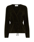 Miabelle Hope Wrap Cardigan - Rosin Melange