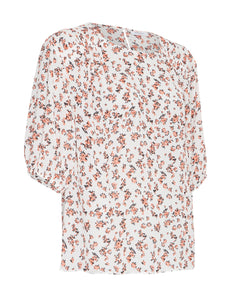 Neomina Rikkelie 2/4 Top Aop - Persimmon Flwr