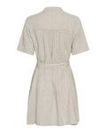 Pennie Ginia 2/4 Shirt Dress - Sand