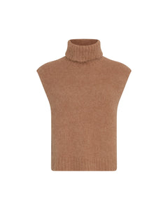 Thira Salmia R Vest - Toasted Coconut