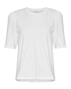 Tiffa Logan 2/4 Puff Tee - Bright White