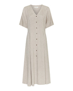 Viana Ginia 2/4 Dress - Sand Melange