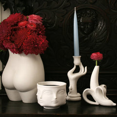 Edie Vase - White