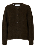 Lulu Ls Knit Short Cardigan - Delicioso Melange