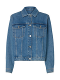 Cena-Kori Lig B Relaxed Deni Jkt - Light Blue Denim