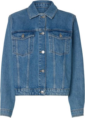 Cena-Kori Lig B Relaxed Deni Jkt - Light Blue Denim