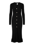 Yasmikla Ls Long Knit Dress - Black