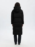 Maya Down Long Coat - Black