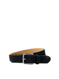 Caroline Cow Belt - Black