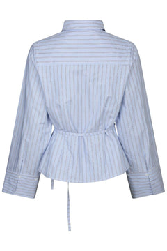 Clarida Stripe Shirt - Light Blue