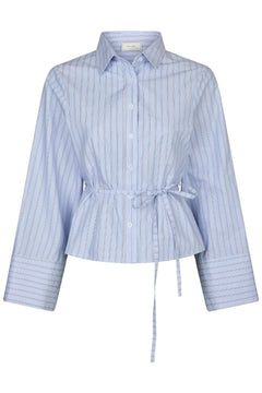Clarida Stripe Shirt - Light Blue