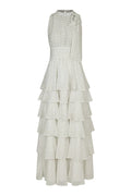 Marli Dot Dress - White