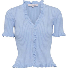 Fabia Ss Tee - Light Blue