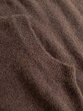 N-Leatrice Knit Vest - Dark Brown