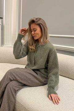 Idaic Cardigan - Olive
