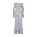 Lilith Maxi Dress - Cinthia Blue Print