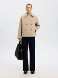 Alma Wool Blend Jacket - Sandshell Melange