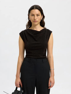 Anja Sl Slim Top - Black