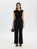 Anja Sl Slim Top - Black