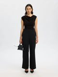 Anja Sl Slim Top - Black