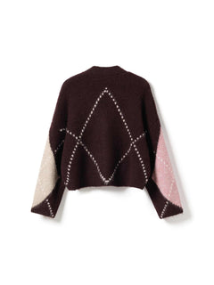 N-Laiana Knit Cardigan - Winetasting Mix
