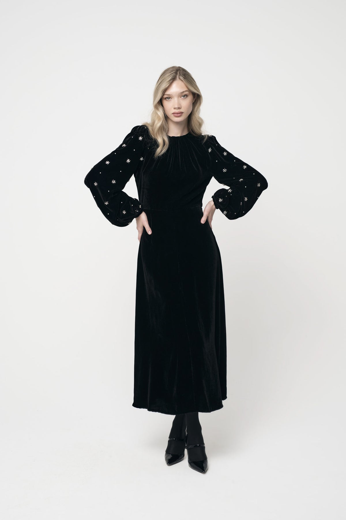 Ava Embellished - Black