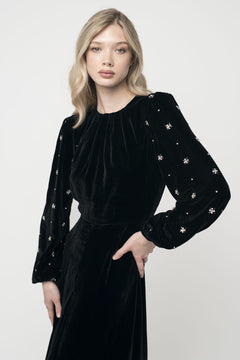 Ava Embellished - Black