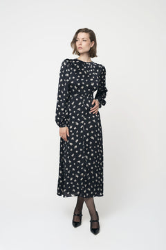 Ava Mini Roses - Black