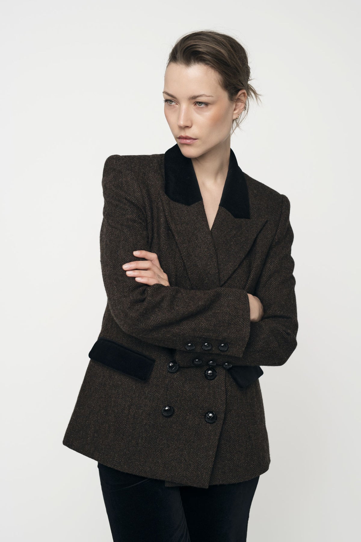 Dune Herringbone - Brown