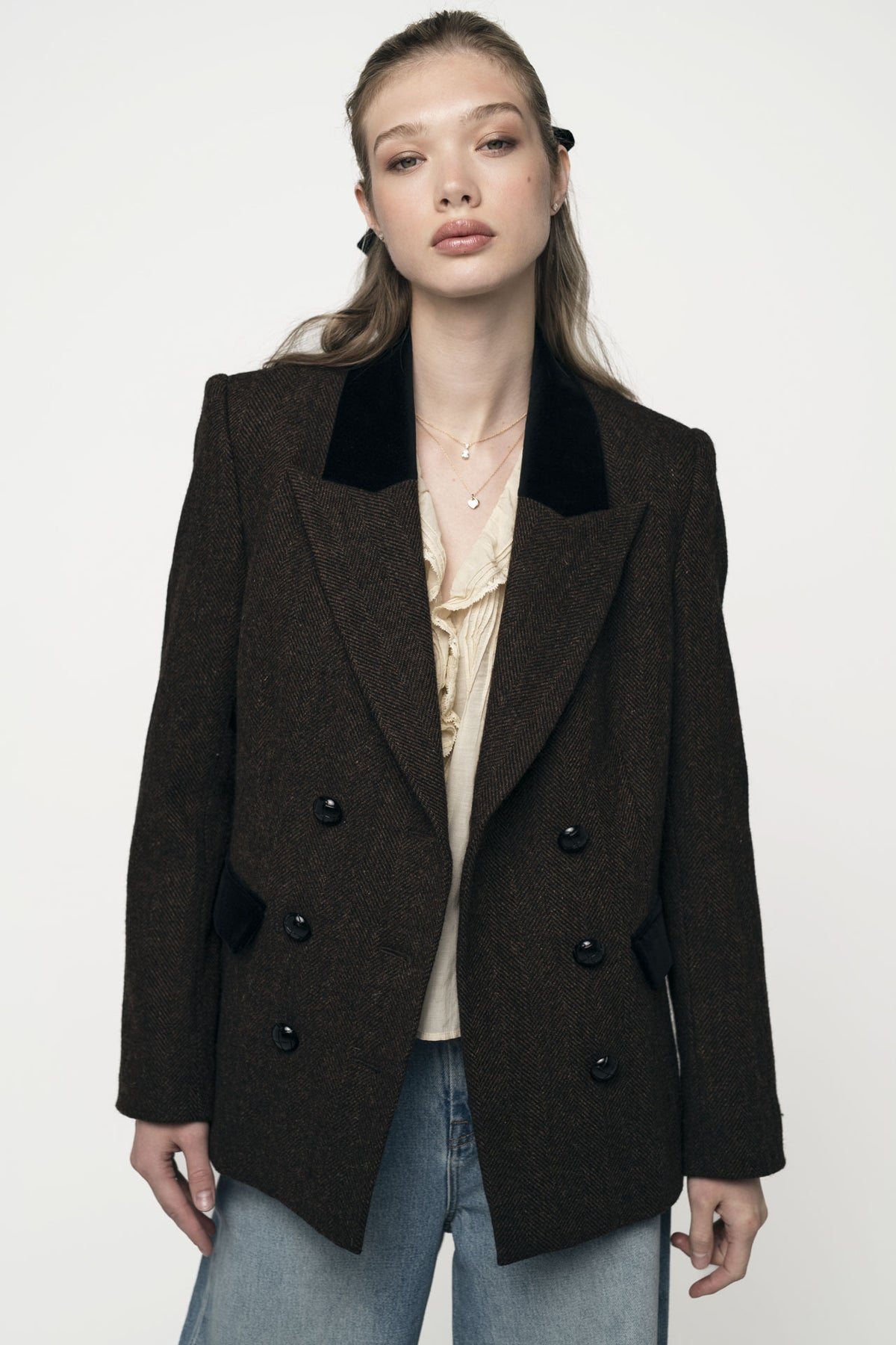Dune Herringbone - Brown