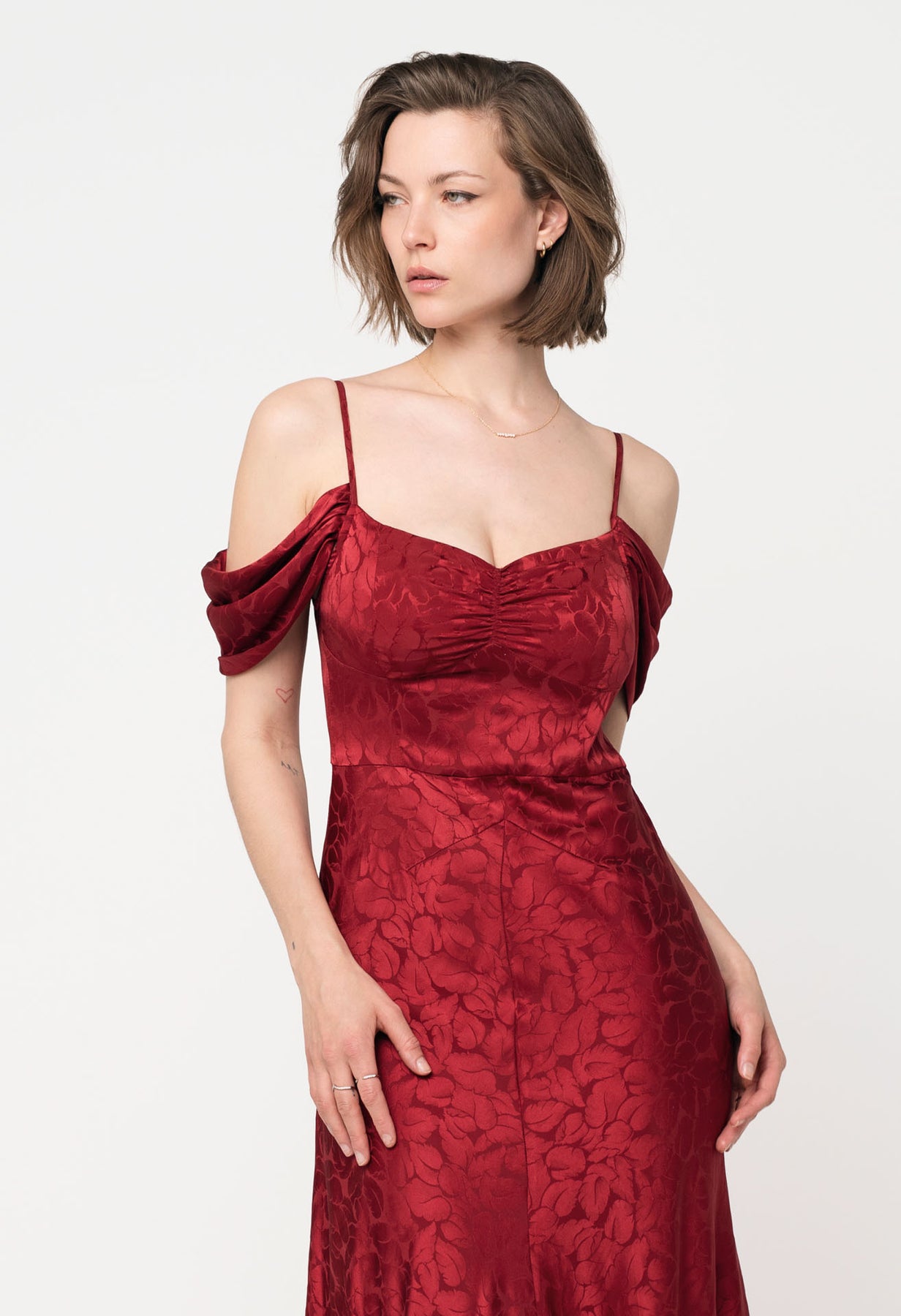 Harper Jacquard - Red