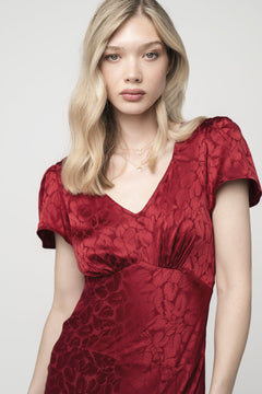 Marley Jacquard - Red