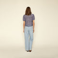 Bergljot Retro Flower - Black